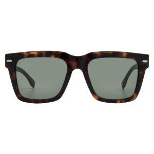 hugo boss green square men's sunglasses boss 1442/s 0086/qt 53