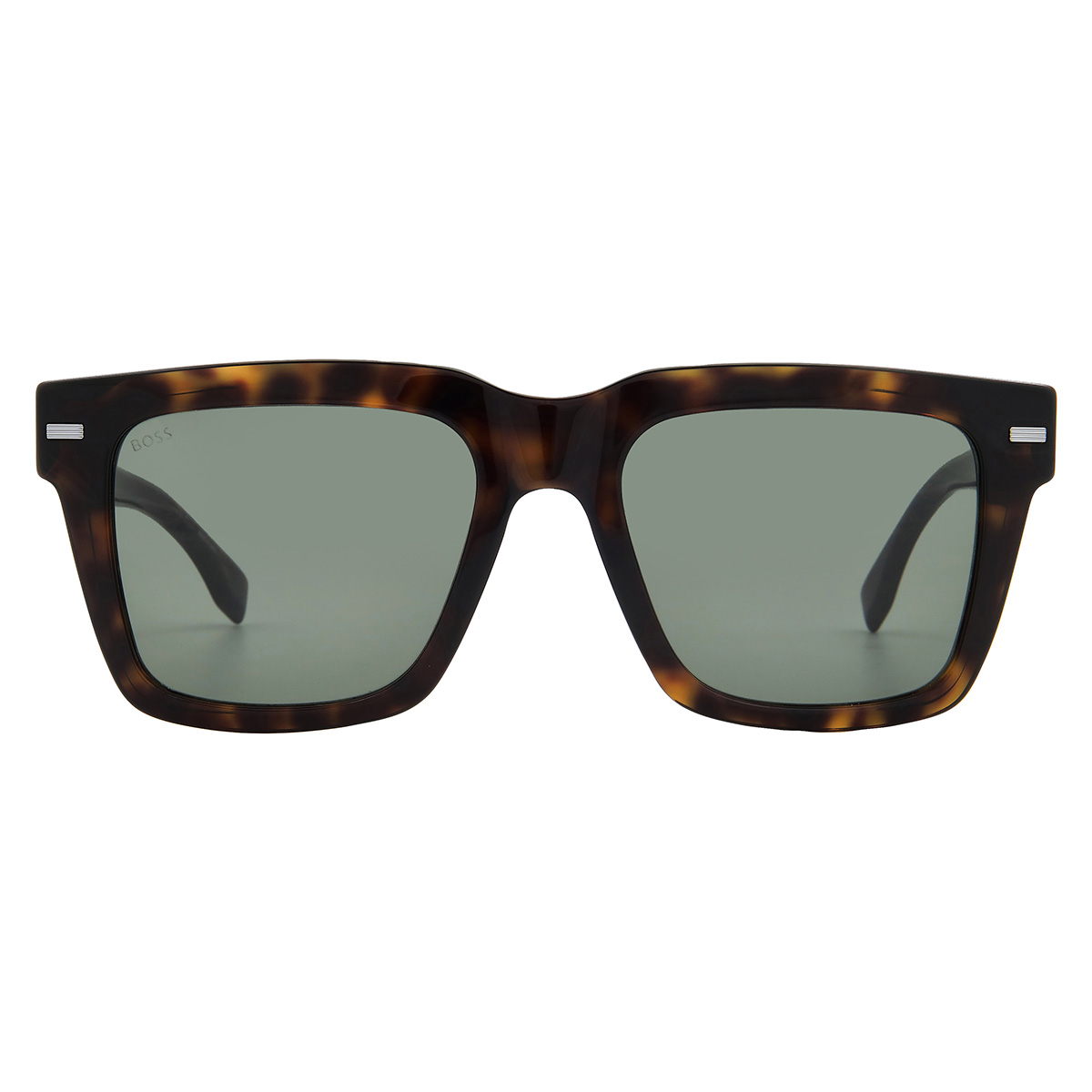 hugo boss green square men's sunglasses boss 1442/s 0086/qt 53 hugo boss green square men's sunglasses boss 1442/s 0086/qt 53