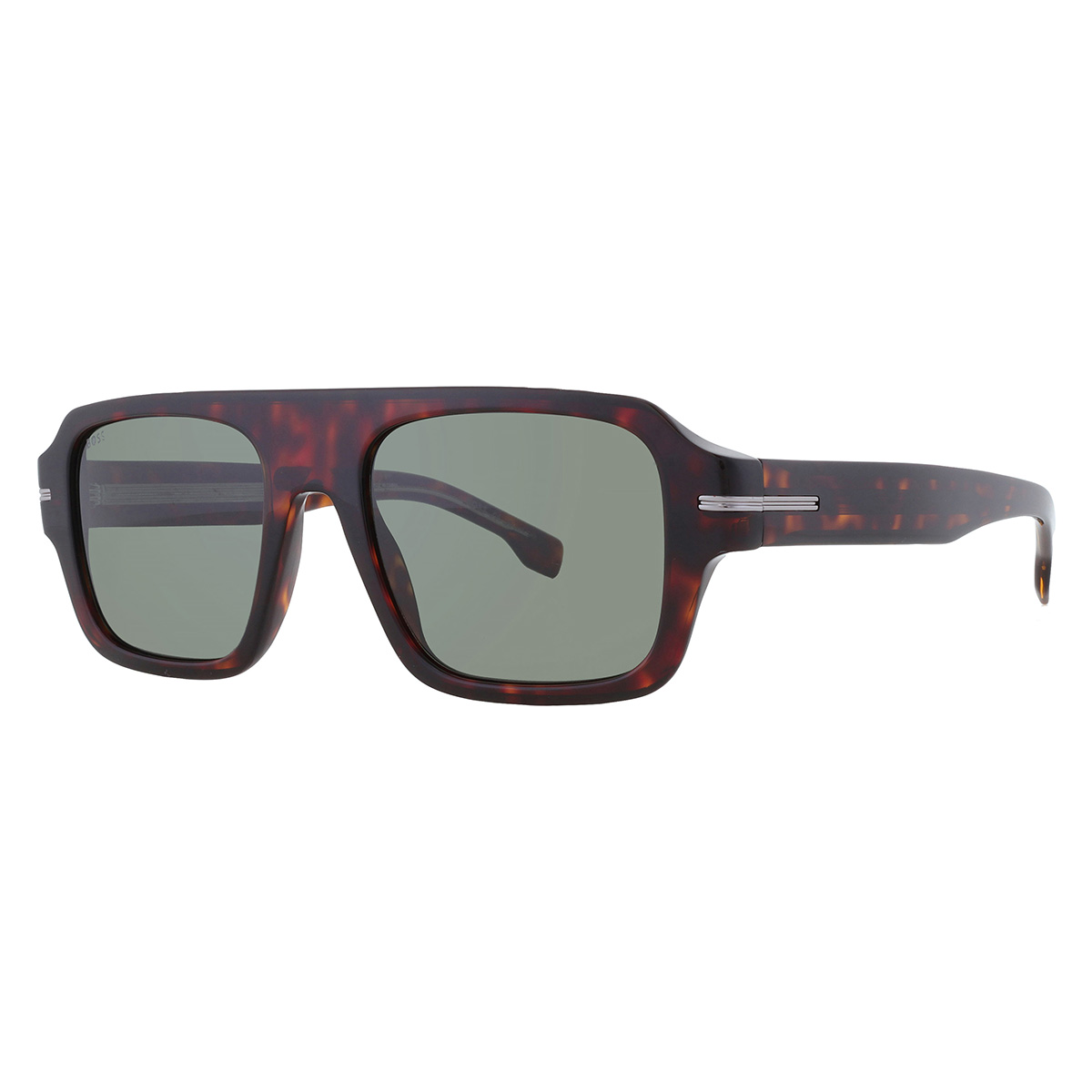 hugo boss green square men's sunglasses boss 1595/s 0086/o7 53 hugo boss green square men's sunglasses boss 1595/s 0086/o7 53