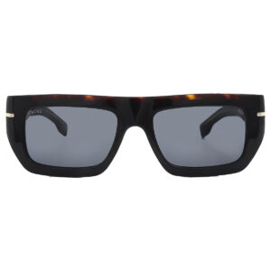 hugo boss grey browline men's sunglasses boss 1502/s 0wr7/ir 54