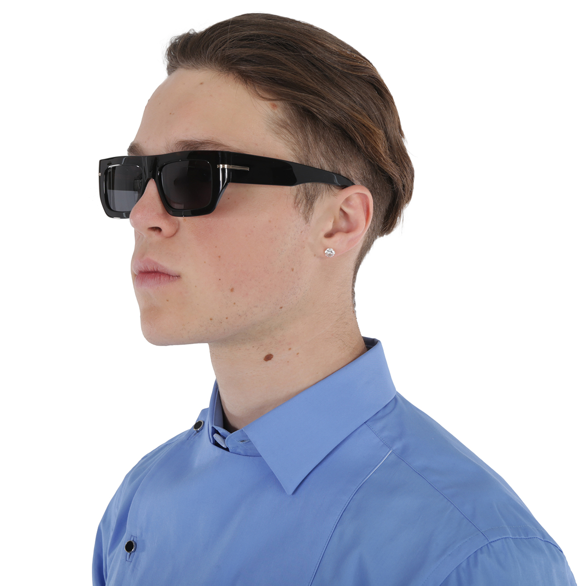 hugo boss grey browline men's sunglasses boss 1502/s 0wr7/ir 54 hugo boss grey browline men's sunglasses boss 1502/s 0wr7/ir 54