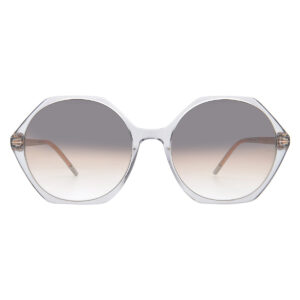 Витрина hugo boss grey brown hexagonal ladies sunglasses boss 1585/s 0kb7/pr 56