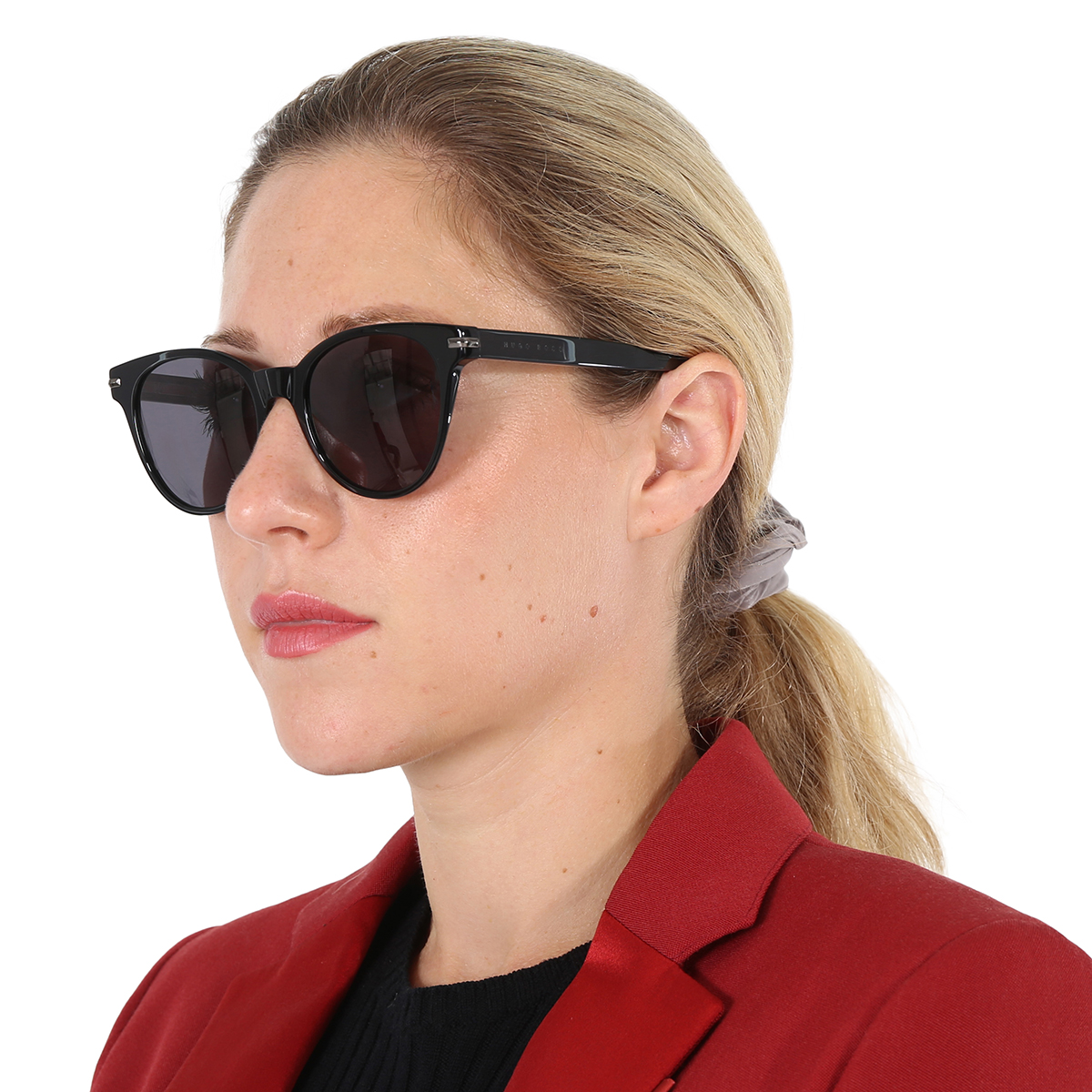 hugo boss grey oval ladies sunglasses boss 1267/s 0807/ir 53 hugo boss grey oval ladies sunglasses boss 1267/s 0807/ir 53