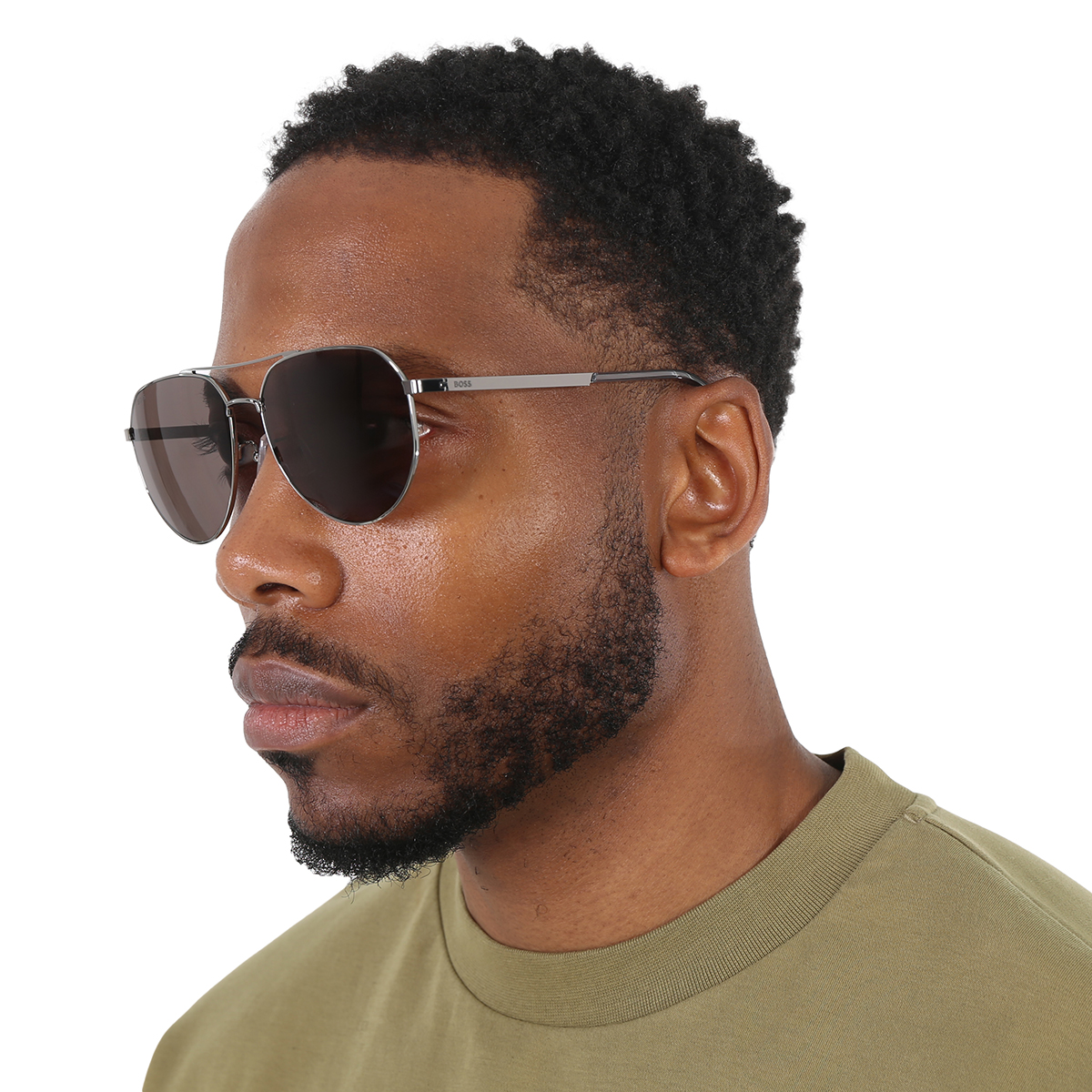 hugo boss grey pilot men's sunglasses boss 1473/f/sk 06lb/ir 61 hugo boss grey pilot men's sunglasses boss 1473/f/sk 06lb/ir 61