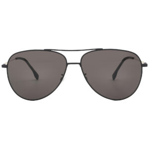 hugo boss grey pilot men's sunglasses boss 1558/o/f/s 0i46/ir 63