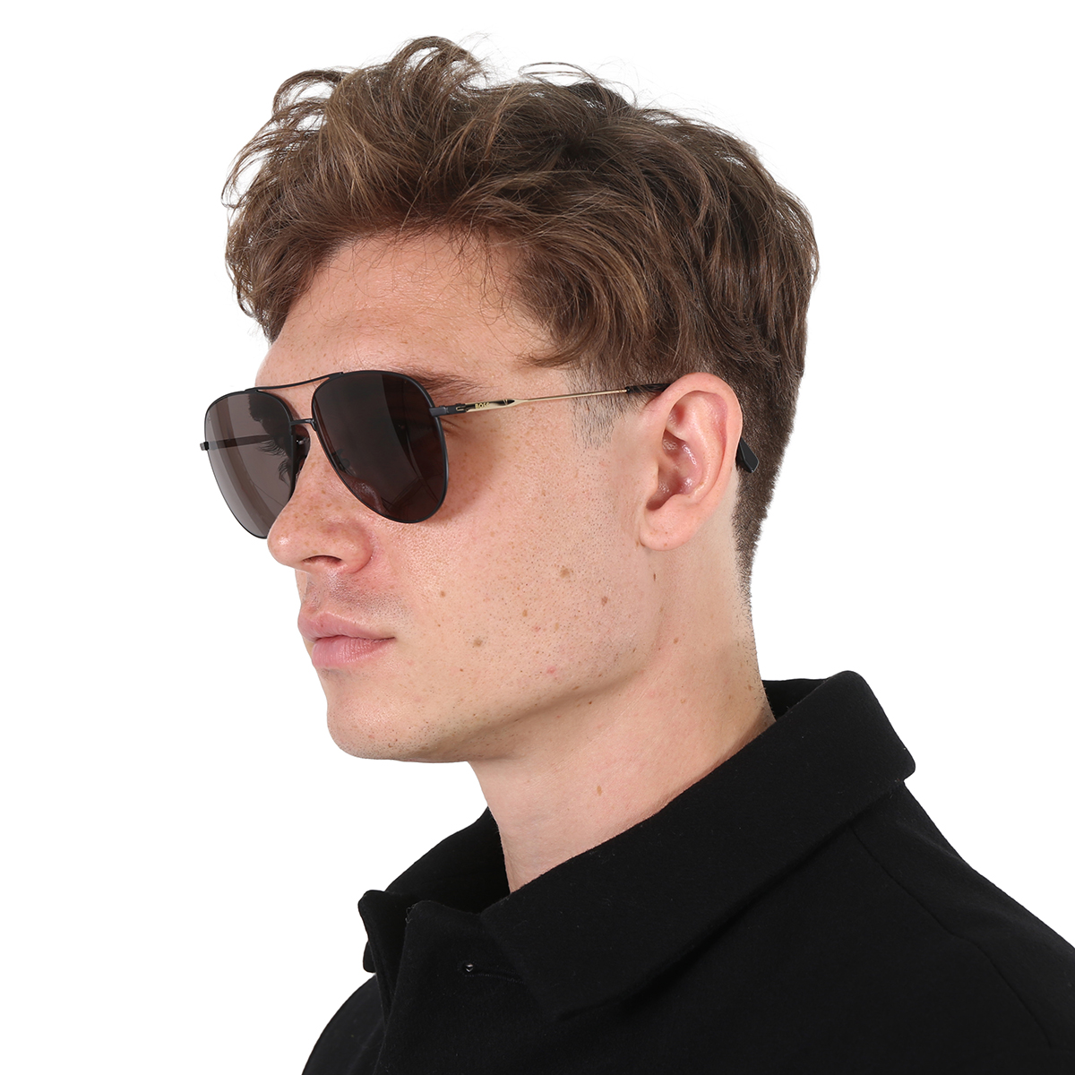 hugo boss grey pilot men's sunglasses boss 1558/o/f/s 0i46/ir 63 hugo boss grey pilot men's sunglasses boss 1558/o/f/s 0i46/ir 63
