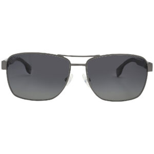 hugo boss grey rectangular men's sunglasses boss 1559/o/s 0r80/wj 60