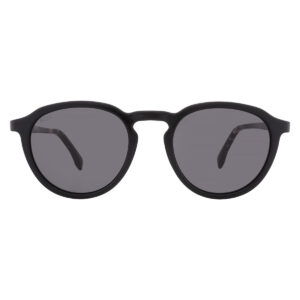 hugo boss grey round men's sunglasses boss 1491/s 0wr7/ir 51
