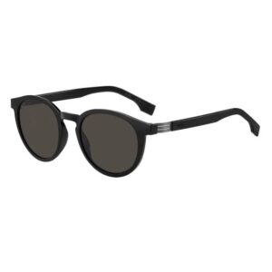 Home hugo boss grey round men's sunglasses boss 1575/s 0807 ir