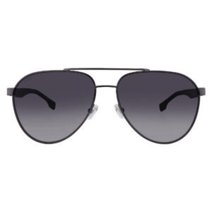 hugo boss grey shaded pilot men's sunglasses boss 1485/s 0pta/1i 60