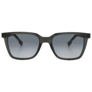 hugo boss grey shaded square men's sunglasses boss 1574/s 0kb7/9o 53