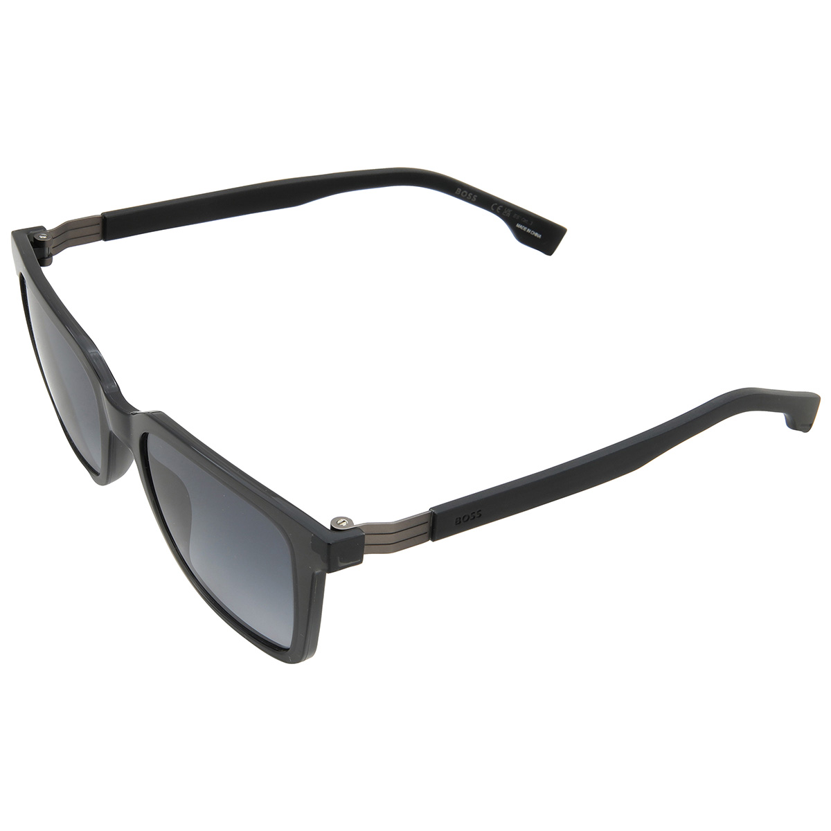 hugo boss grey shaded square men's sunglasses boss 1574/s 0kb7/9o 53 hugo boss grey shaded square men's sunglasses boss 1574/s 0kb7/9o 53