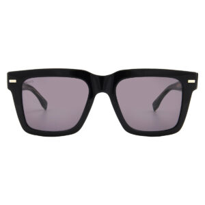 hugo boss grey square men's sunglasses boss 1442/s 0807/ir 53
