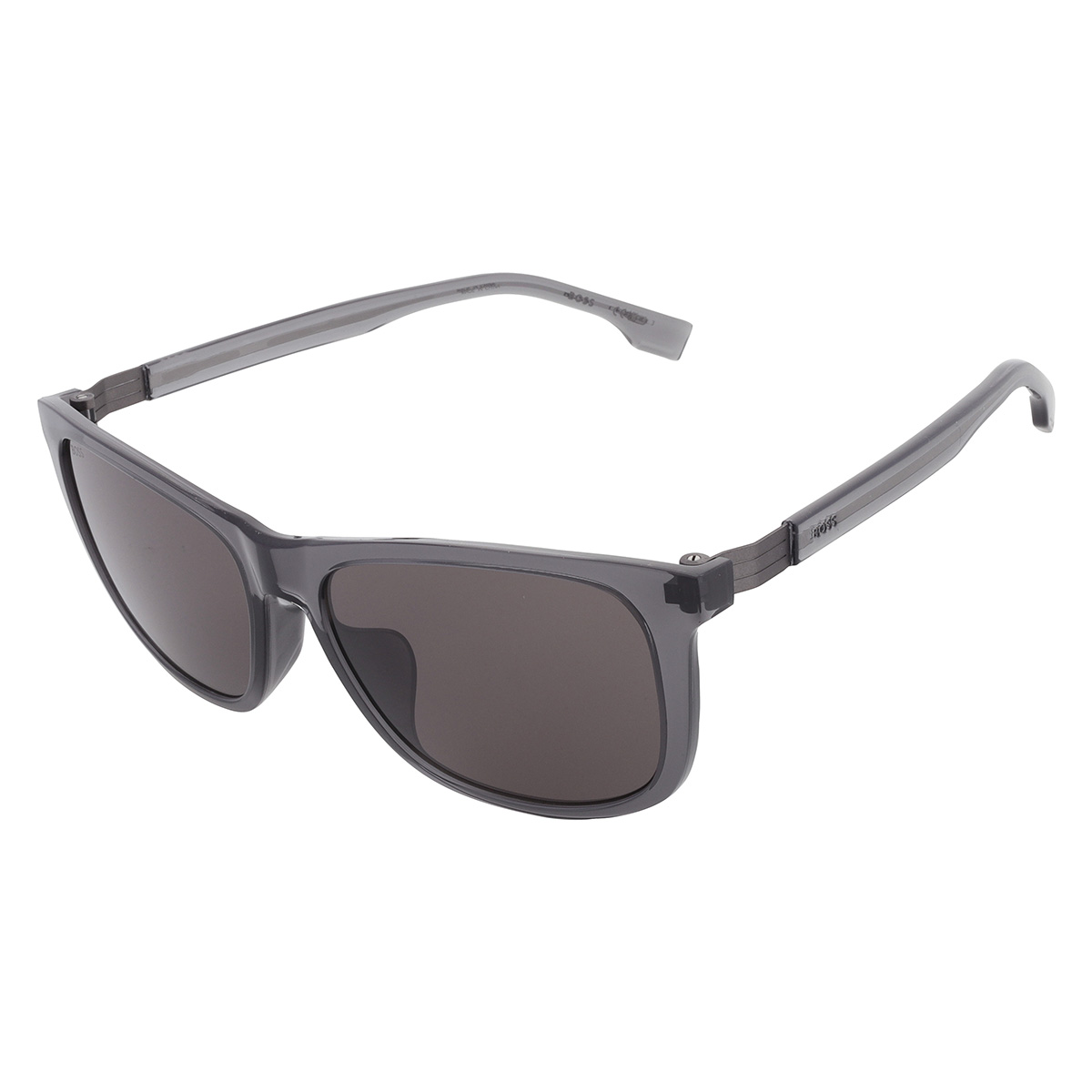hugo boss grey square men's sunglasses boss 1617/f/s 0kb7/ir 59 hugo boss grey square men's sunglasses boss 1617/f/s 0kb7/ir 59