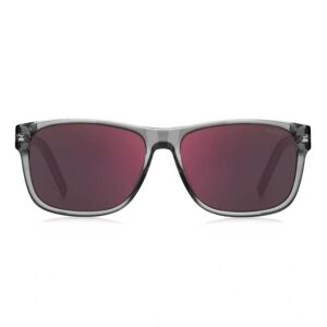 hugo boss red mirror square men's sunglasses hg 1260/s 0268/ao 57