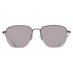hugo boss silver mirror sport men's sunglasses boss 1538/f/sk 0r80/t4 57