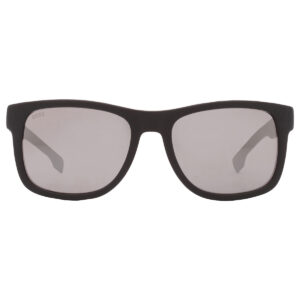 hugo boss silver square men's sunglasses boss 1568/s 0003/t4 55