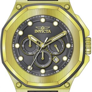 Витрина invicta akula chronograph gmt quartz gunmetal dial men's watch 49142