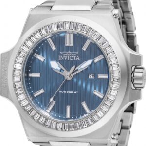 Home invicta akula quartz crystal blue dial men's watch 49070