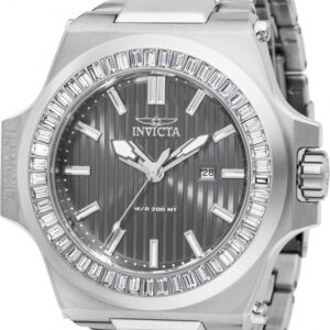 Home invicta akula quartz crystal gunmetal dial men's watch 49132