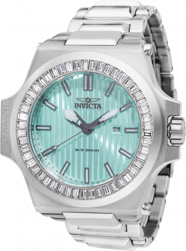invicta akula quartz crystal light blue dial men's watch 49133 invicta akula quartz crystal light blue dial men's watch 49133