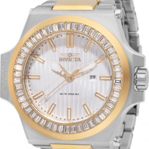 Home invicta akula quartz crystal silver dial men's watch 49134