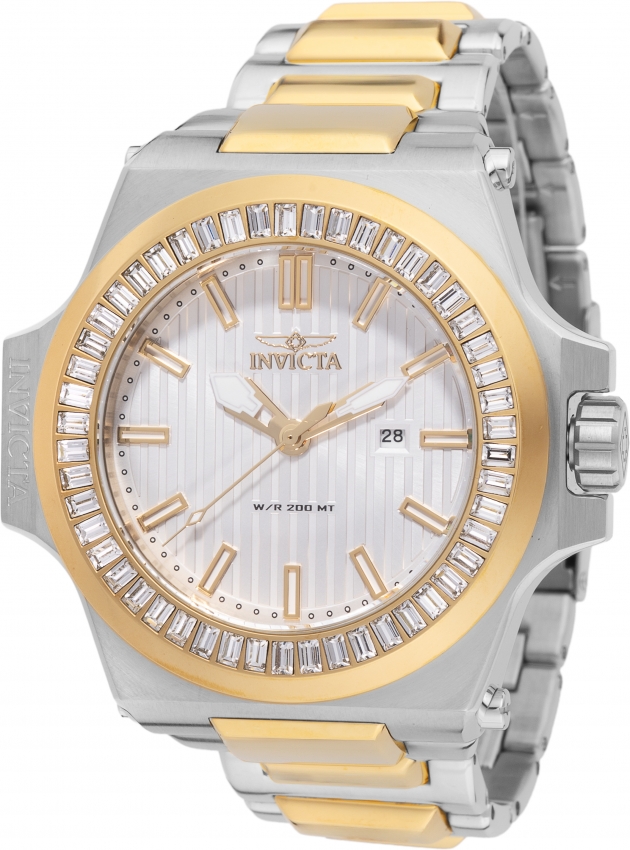invicta akula quartz crystal silver dial men's watch 49134 invicta akula quartz crystal silver dial men's watch 49134