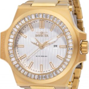 Home invicta akula quartz crystal silver dial men's watch 49136