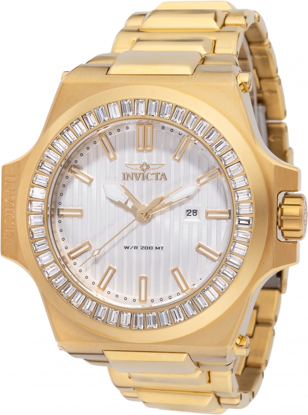 invicta akula quartz crystal silver dial men's watch 49136 invicta akula quartz crystal silver dial men's watch 49136