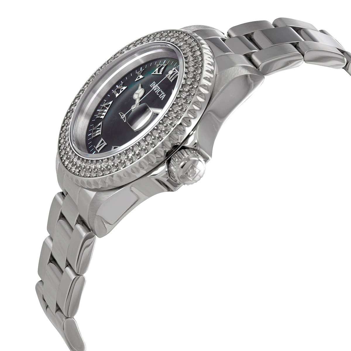 invicta angel black mother of pearl dial ladies watch 21711 invicta angel black mother of pearl dial ladies watch 21711