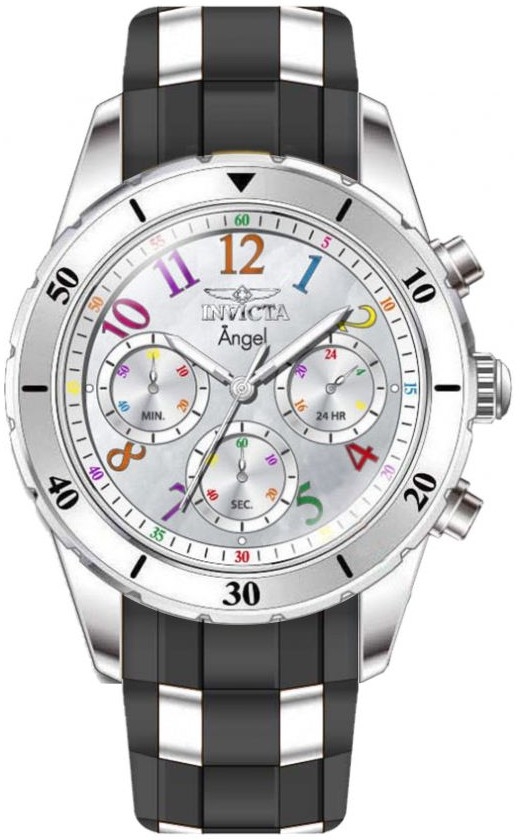 invicta angel chronograph gmt quartz white dial ladies watch 49802 invicta angel chronograph gmt quartz white dial ladies watch 49802