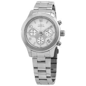 Витрина invicta angel chronograph silver dial ladies watch 19216