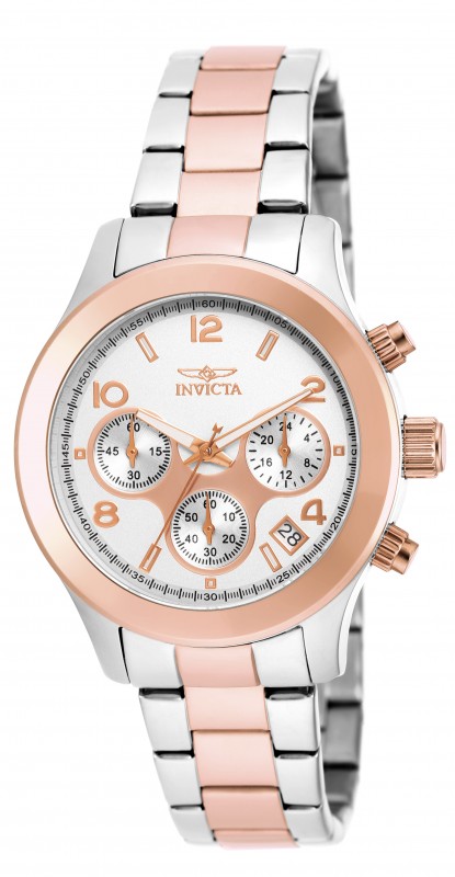invicta angel chronograph white dial two tone ladies watch 19220 invicta angel chronograph white dial two tone ladies watch 19220