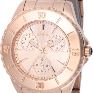 Home invicta angel gmt quartz rose gold dial ladies watch 48403