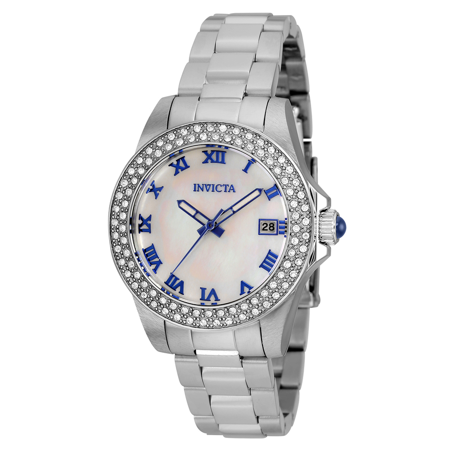 invicta angel mother of pearl dial ladies watch 36069 invicta angel mother of pearl dial ladies watch 36069