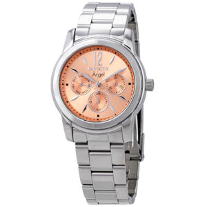 Home invicta angel multi function apricot dial ladies watch 0462