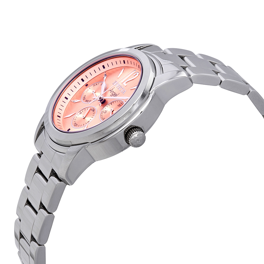invicta angel multi function apricot dial ladies watch 0462 invicta angel multi function apricot dial ladies watch 0462
