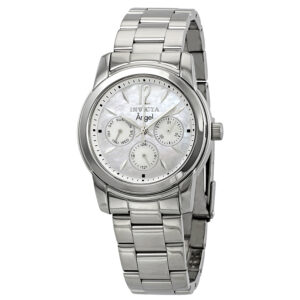 Home invicta angel multi function mother of pearl dial ladies watch 0463