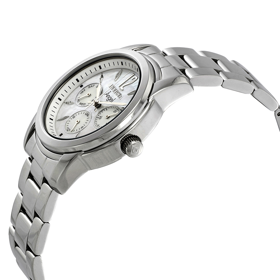 invicta angel multi function mother of pearl dial ladies watch 0463 invicta angel multi function mother of pearl dial ladies watch 0463