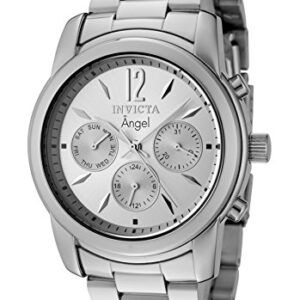 Home invicta angel multi function silver dial ladies watch 0461