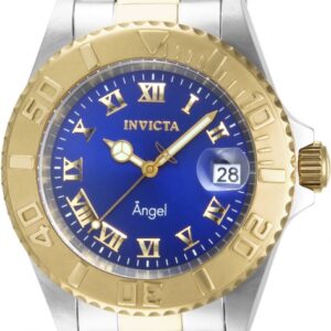 Витрина invicta angel quartz blue dial two tone ladies watch 14363