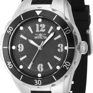 Home invicta angel quartz charcoal dial ladies watch 48849
