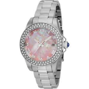 Витрина invicta angel quartz crystal pink dial ladies watch 36070