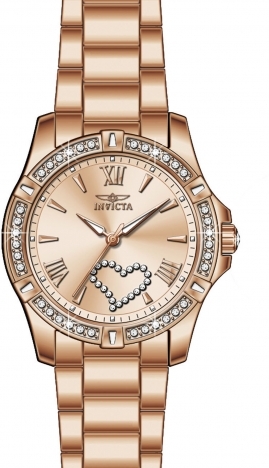 invicta angel quartz crystal rose gold dial ladies watch 49843 invicta angel quartz crystal rose gold dial ladies watch 49843