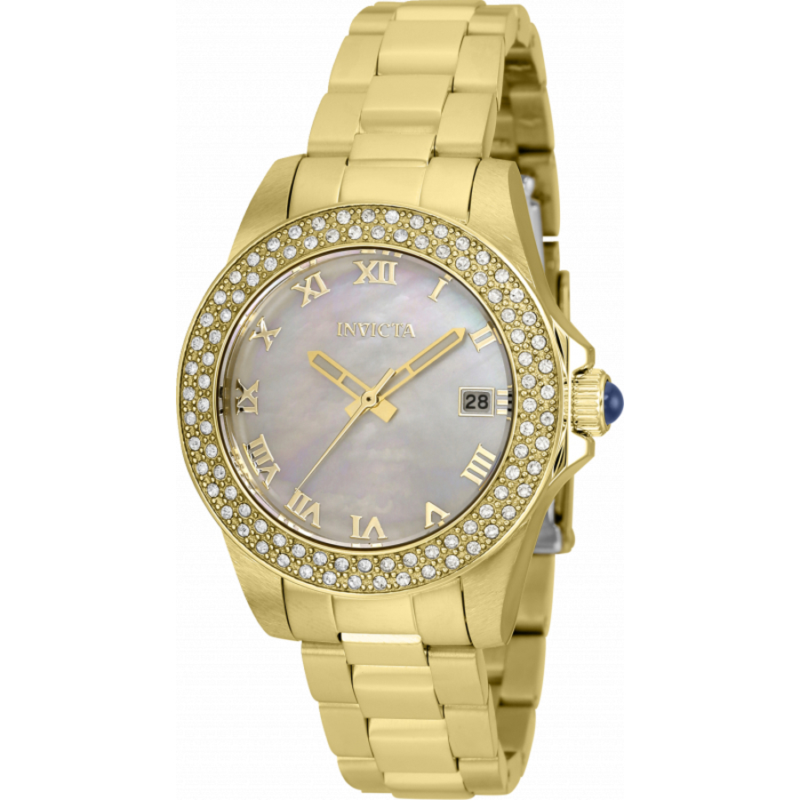 invicta angel quartz crystal white dial ladies watch 36073 invicta angel quartz crystal white dial ladies watch 36073