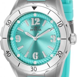 Home invicta angel quartz light blue dial ladies watch 24124