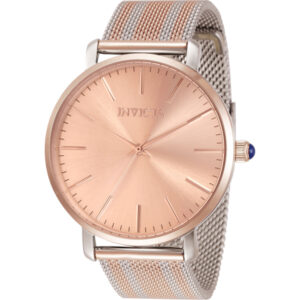 Home invicta angel quartz rose gold dial ladies watch 33937