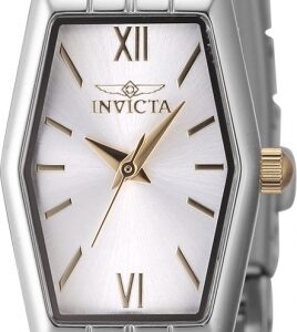 Home invicta angel quartz silver dial ladies watch 48128