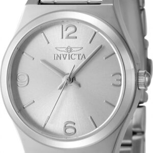 invicta angel quartz silver dial ladies watch 48246