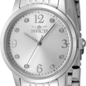 Home invicta angel quartz silver dial ladies watch 48255